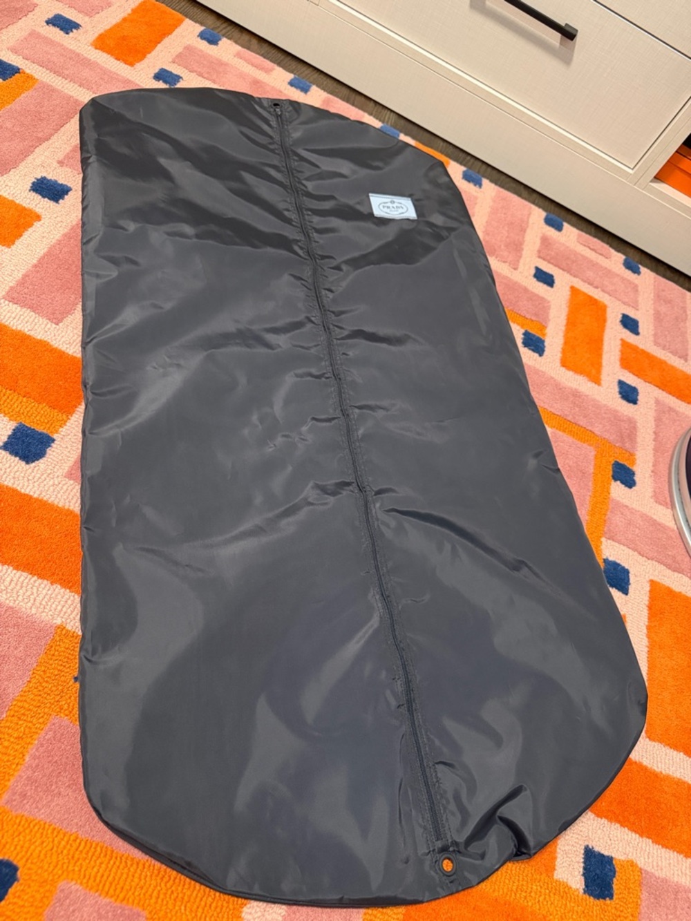 Prada travel garment bag